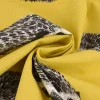 Panama Dekostoff Baumwollstoff Digitaldruck Hedgehog Canvas Igel gelb schwarz 140cm Breite