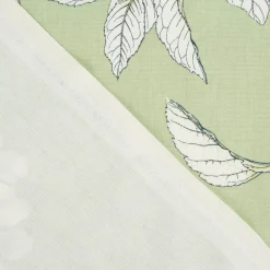 Panama Dekostoff Baumwollstoff Cherry Blossom Kirschblüten grün weiß 140cm Breite