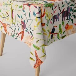 Panama Kinder-Dekostoff Baumwollstoff Hide and Seek Dschungeltiere bunt 140cm Breite