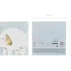 Papierservietten Elefant weiß goldfarbig 16x13,5cm 2lagig 12 Stück
