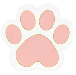 Papierservietten Kitty Paws Katzenpfote rosa 14,5x12cm 2lagig 12 Stück