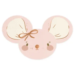 Papierservietten Maus rosa 16x10cm 2lagig 20 Stück