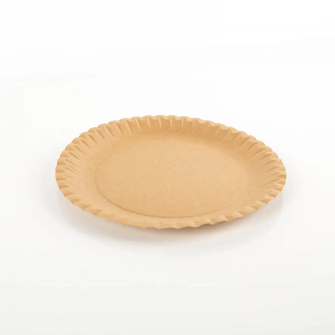 Pappteller aus Kraftpapier FSC Be Green kompostierbar 23cm 20 Stück