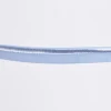 Paspelband Gummipaspel elastisch schimmernd Meterware babyblau Breite: 1cm