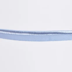Paspelband Gummipaspel elastisch schimmernd Meterware babyblau Breite: 1cm