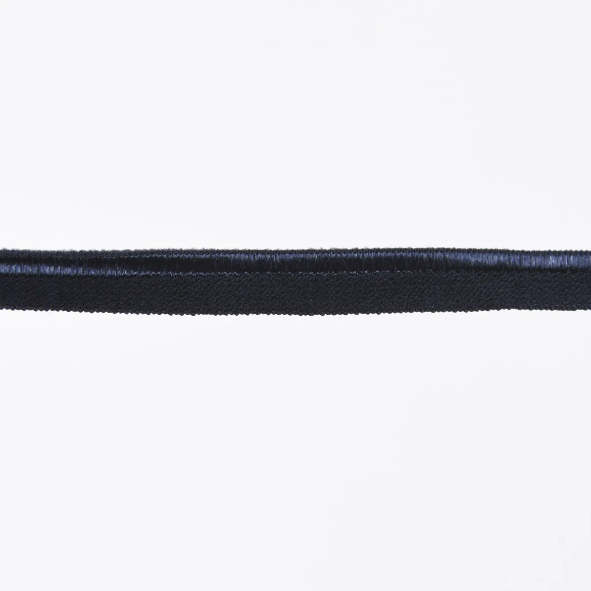 Paspelband Gummipaspel elastisch schimmernd Meterware marine blau Breite: 1cm