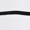 Paspelband Gummipaspel elastisch schimmernd Meterware schwarz Breite: 1cm