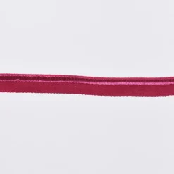 Paspelband Gummipaspel elastisch schimmernd Meterware pink Breite: 1cm