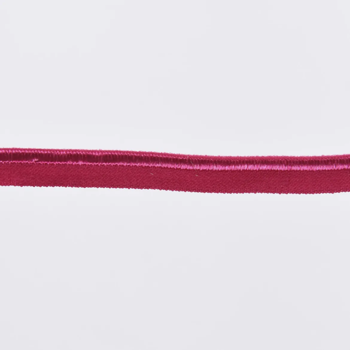 Paspelband Gummipaspel elastisch schimmernd Meterware pink Breite: 1cm