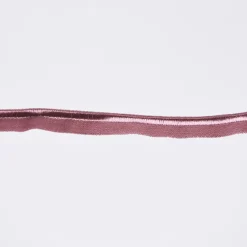 Paspelband Gummipaspel elastisch schimmernd Meterware altrosa Breite: 1cm