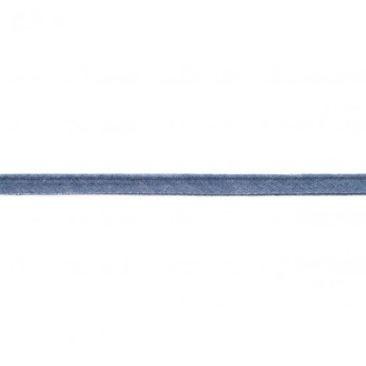 Paspelband Jeans mittelblau Meterware Breite: 1cm