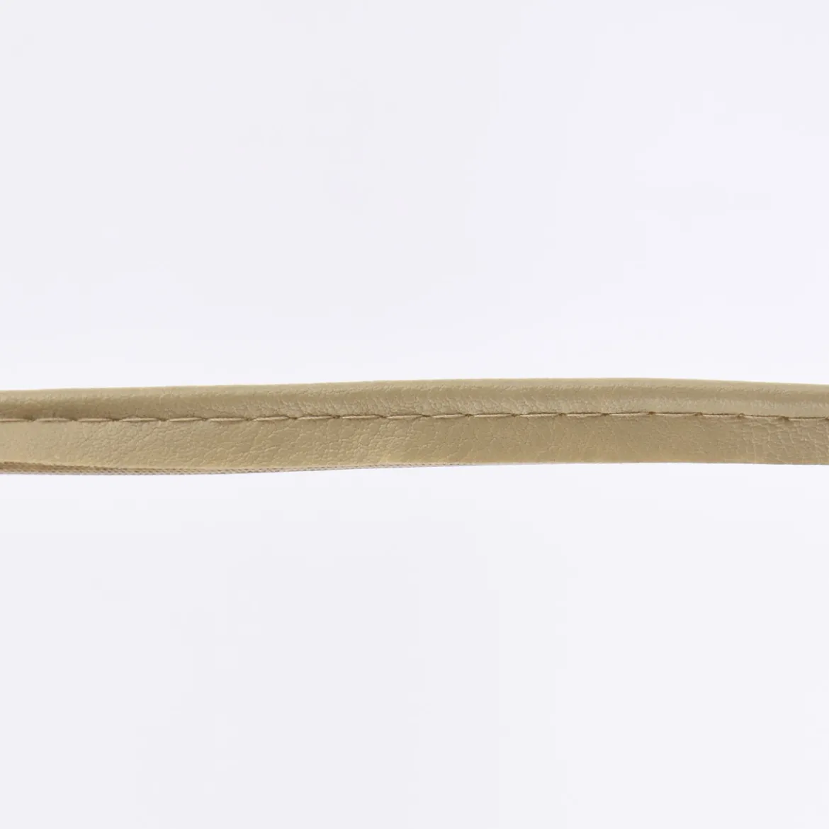 Paspelband Kunstleder sand Meterware Breite: 1cm