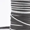 Paspelband Polyester dunkelgrau Glitzer Lurex silber Breite: 1cm