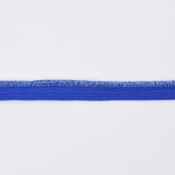Paspelband Polyester royalblau Glitzer Lurex Breite: 1cm
