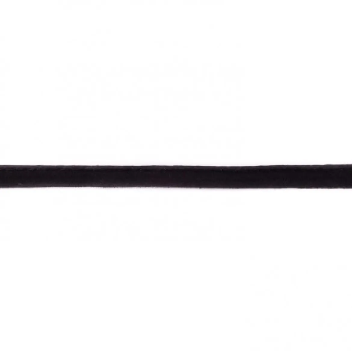 Paspelband schwarz Meterware Breite: 1cm