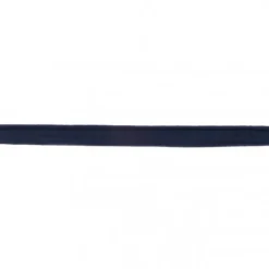 Paspelband Velourleder-Optik dunkelblau Meterware Breite: 1cm