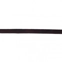 Paspelband Velourleder-Optik schwarz Meterware Breite: 1cm
