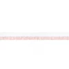 Paspelband zweifarbig Meterware weiß rosa Breite: 1cm