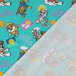 Paw Patrol Jersey Stoff Baumwolle türkis 1,50m Breite