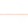 Perlenband Zierband mit Perlen rosa 0,5cm Breite