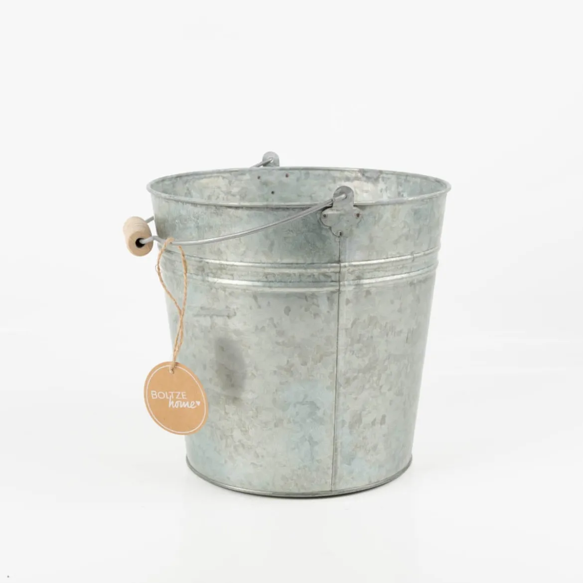 Pflanztopf Metalleimer mit Henkel 23,5x23,5cm von Boltze