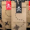 Piraten-Geschenktüten Mitgebsel Papiertüten 6Stk