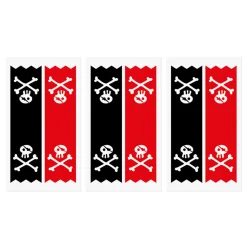 Piraten-Geschenktüten Mitgebsel Papiertüten 6Stk