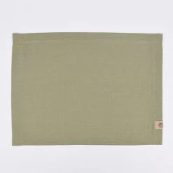 Platzset Erik aus 100% Leinen 1-lagig 40x50cm salbeigrün