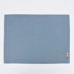Platzset Erik aus 100% Leinen 1-lagig 40x50cm blau