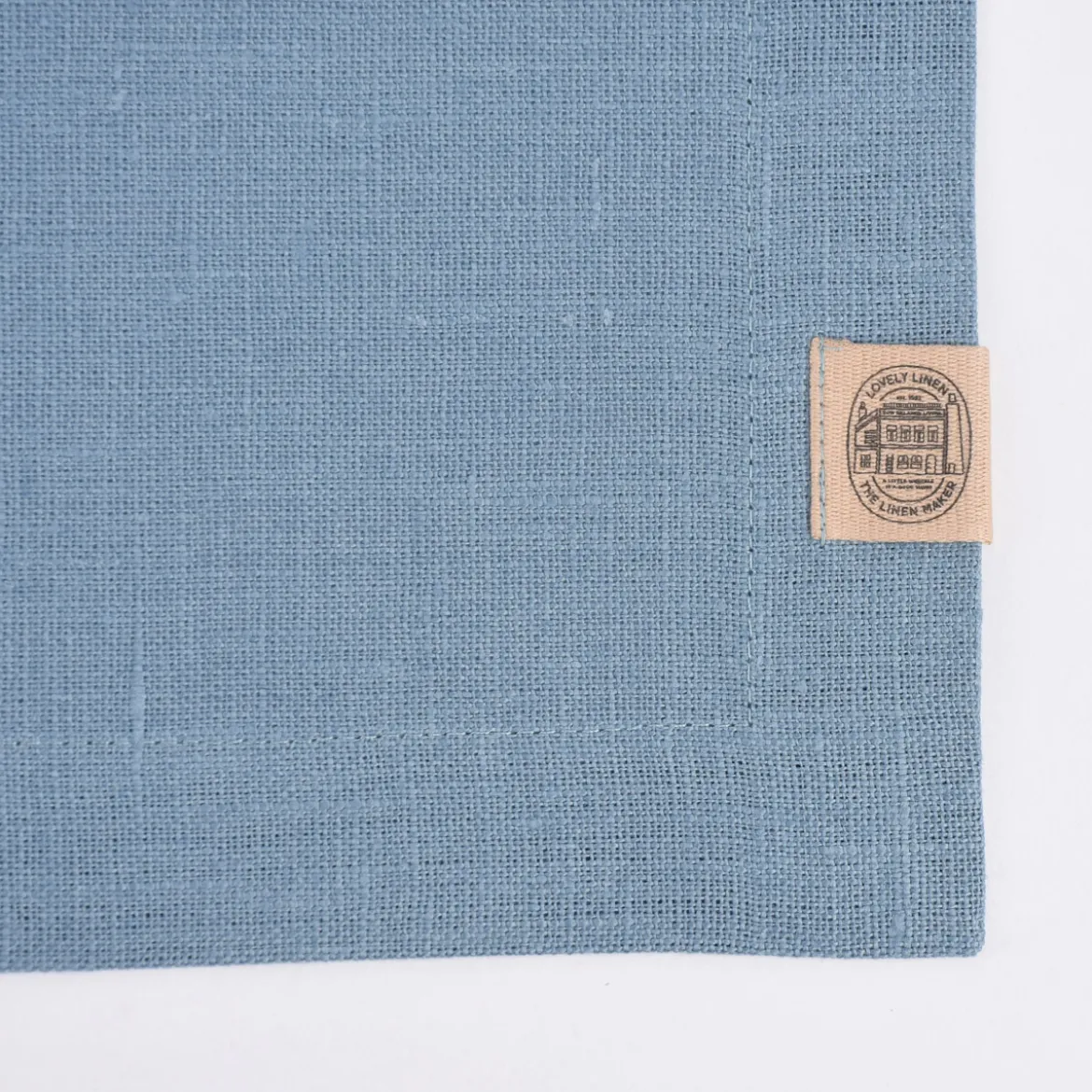 Platzset Erik aus 100% Leinen 1-lagig 40x50cm blau