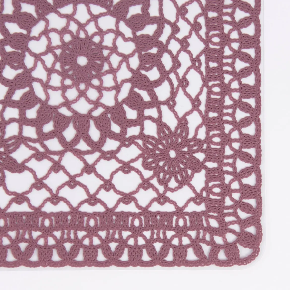 Platzset Häkel Floral beere 30x45cm