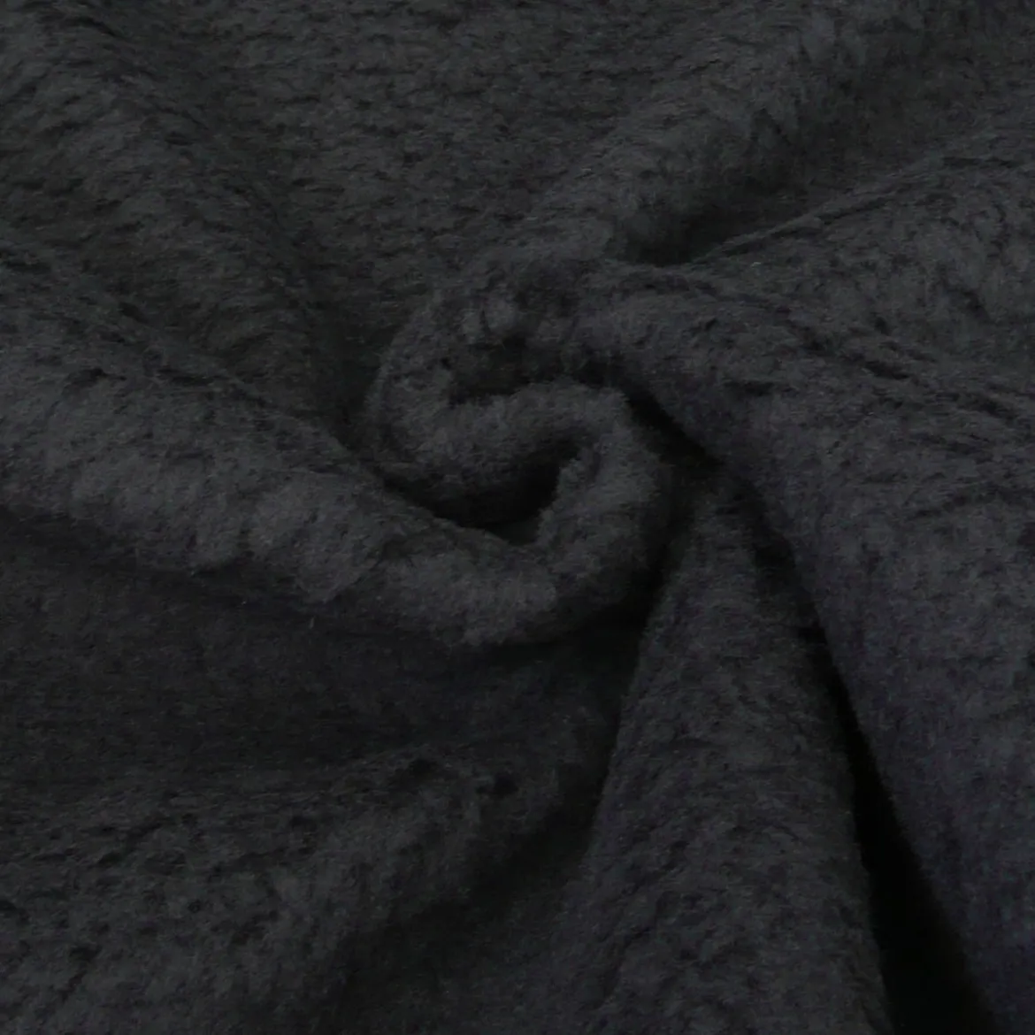 Plüsch Lamm Teddy Krimmer Stoff schwarz