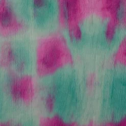 Plüsch Stoff Fellimitat Batik Mint Pink 1,50m Breite