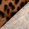 Plüschstoff Fellimitat Leopard braun 1,50m Breite