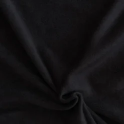 Polar Fleece Stoffe Fleecestoff schwarz