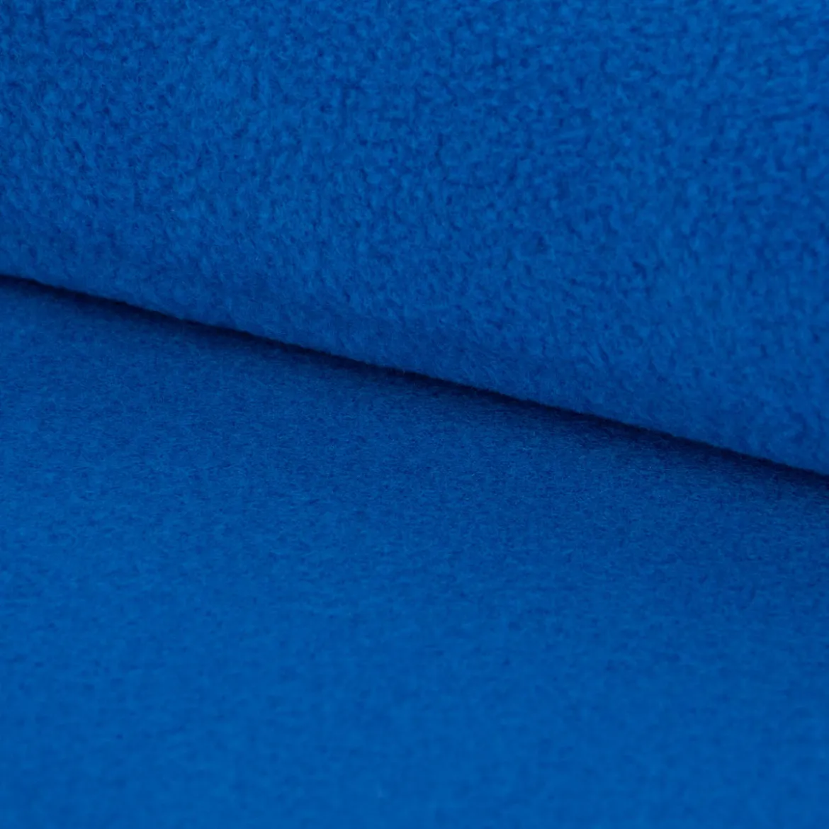 Polar Fleece Stoffe Fleecestoff Antipilling blau royal
