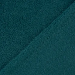 Polar Fleece Stoffe Fleecestoff petrol 1,48m Breite