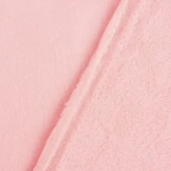 Polar Fleece Stoffe Fleecestoff soft rosa 1,48m Breite