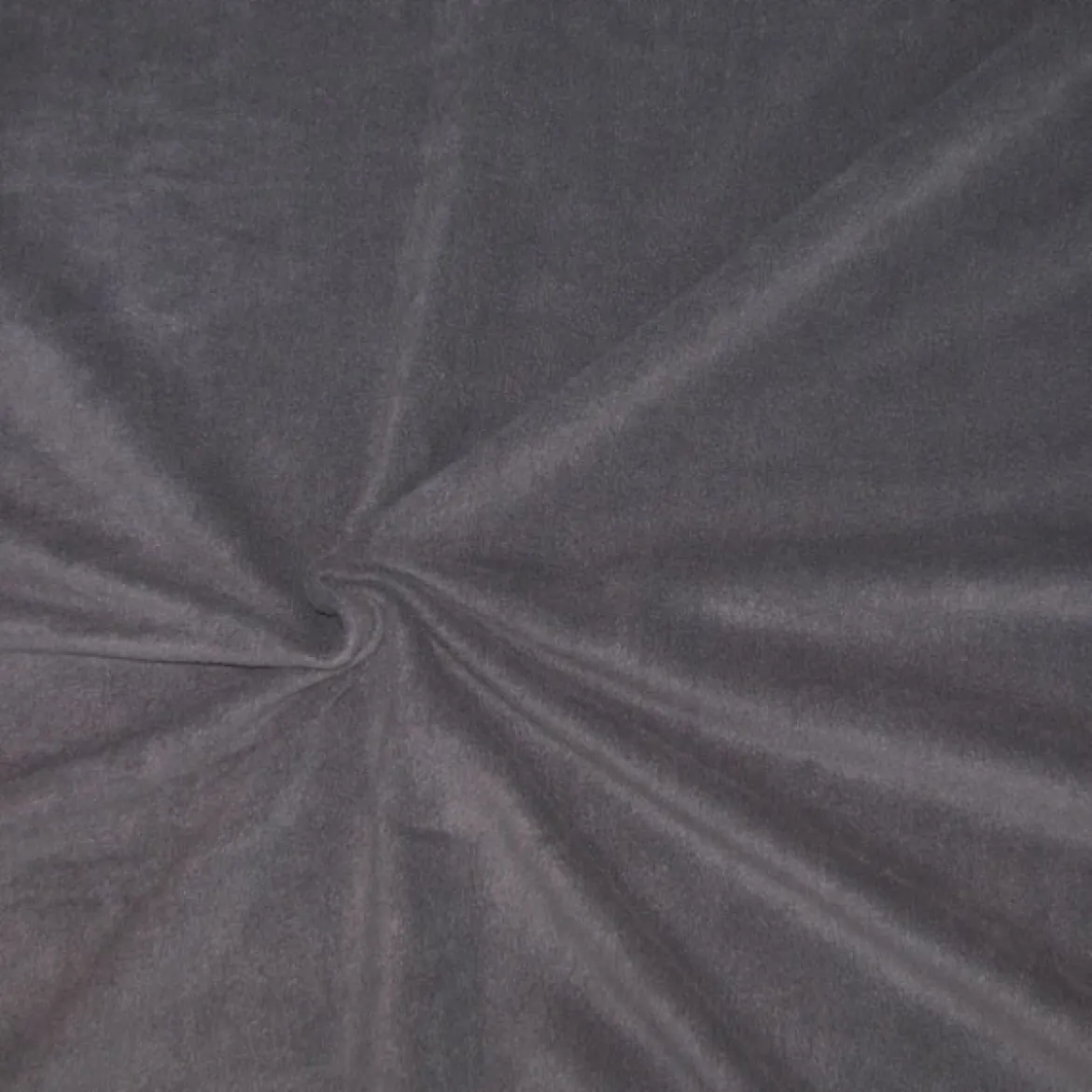 Polar Fleece Stoffe Fleecestoff anthrazit