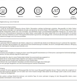 Polsterkunstleder Bezugsstoff Polsterstoff Kunstleder Dust Meterware anthrazit