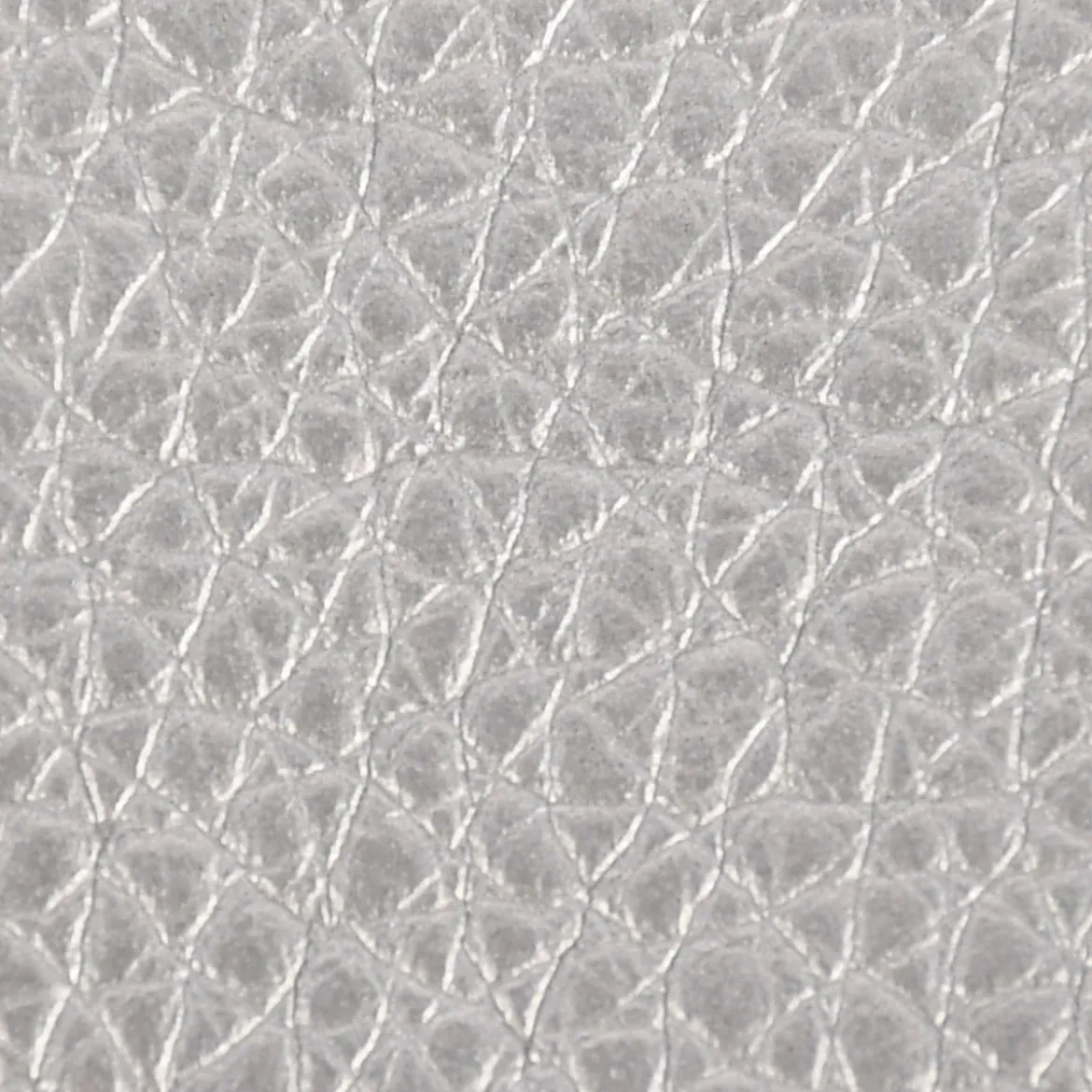 Polsterkunstleder Bezugsstoff Polsterstoff Kunstleder Kaiman Meterware metallic silberfarbig