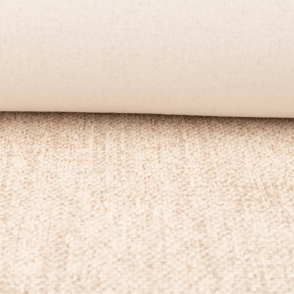 Polsterstoff Chenille mit Fleckschutz easy clean Struktur meliert natur 1,45m Breite