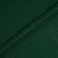 Polsterstoff Dekostoff Jacquard Flachgewebe Victoria Struktur uni dunkelgrün 1,40m Breite