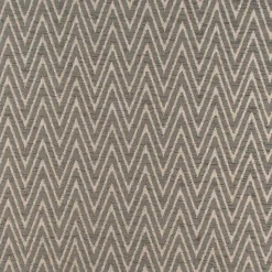 Polsterstoff Dekostoff Jacquard Flachgewebe Mira Chevron hellgrau beige 1,40m Breite