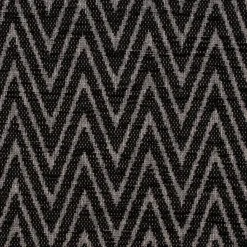 Polsterstoff Dekostoff Jacquard Flachgewebe Mira Chevron schwarz hellgrau 1,40m Breite