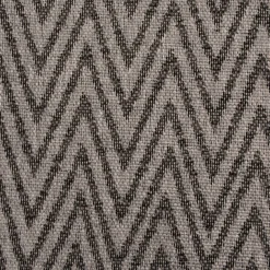 Polsterstoff Dekostoff Jacquard Flachgewebe Mira Chevron anthrazit grau 1,40m Breite
