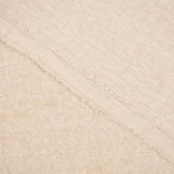 Polsterstoff Dekostoff Wärmevorhangstoff Akustik Soft Teddy Deluxe creme 1,45m Breite