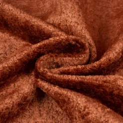 Polsterstoff Dekostoff Wärmevorhangstoff Akustik Soft Teddy Deluxe terrakotta 1,45m Breite
