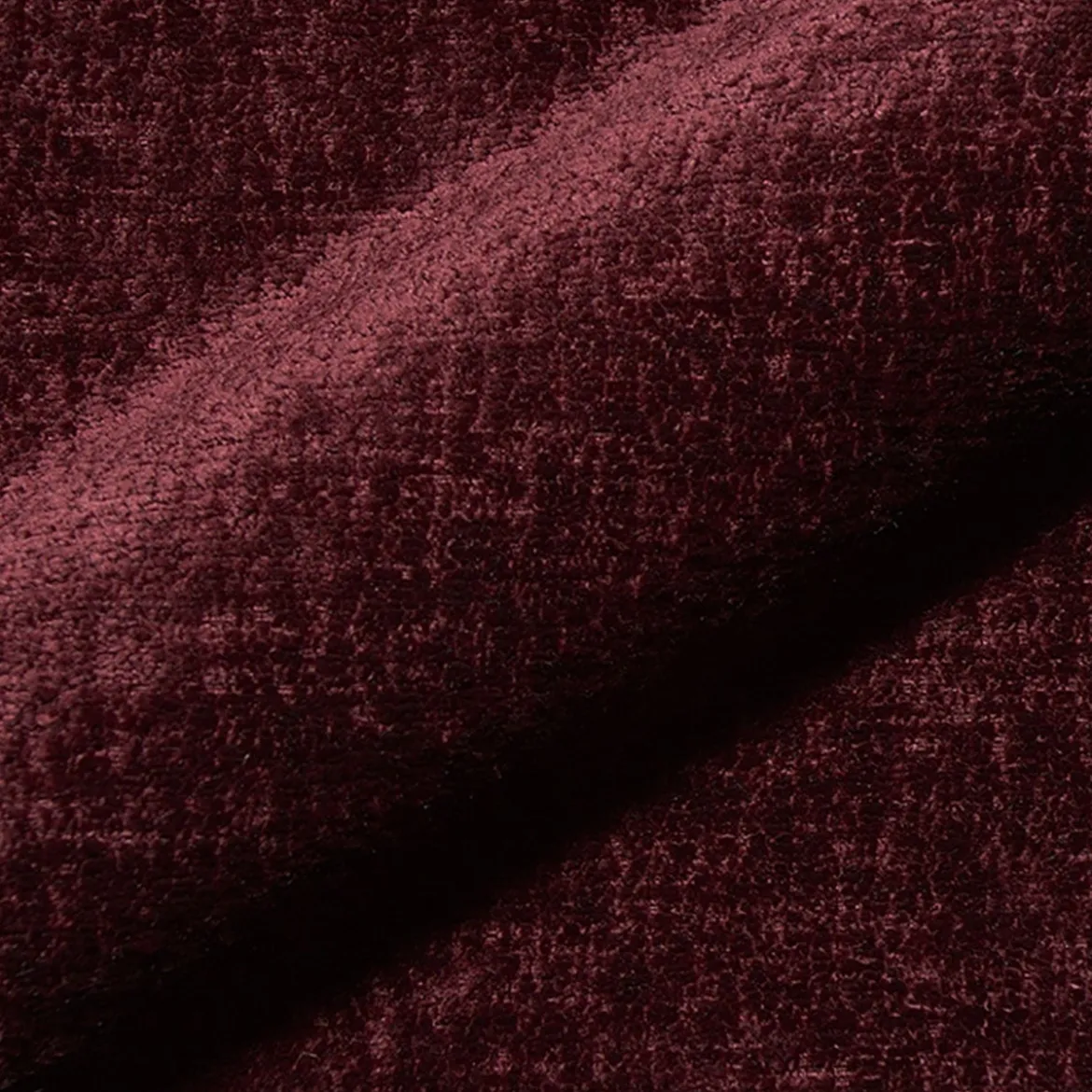 Polsterstoff Dekostoff Wärmevorhangstoff Akustik Soft Teddy Deluxe weinrot 1,45m Breite