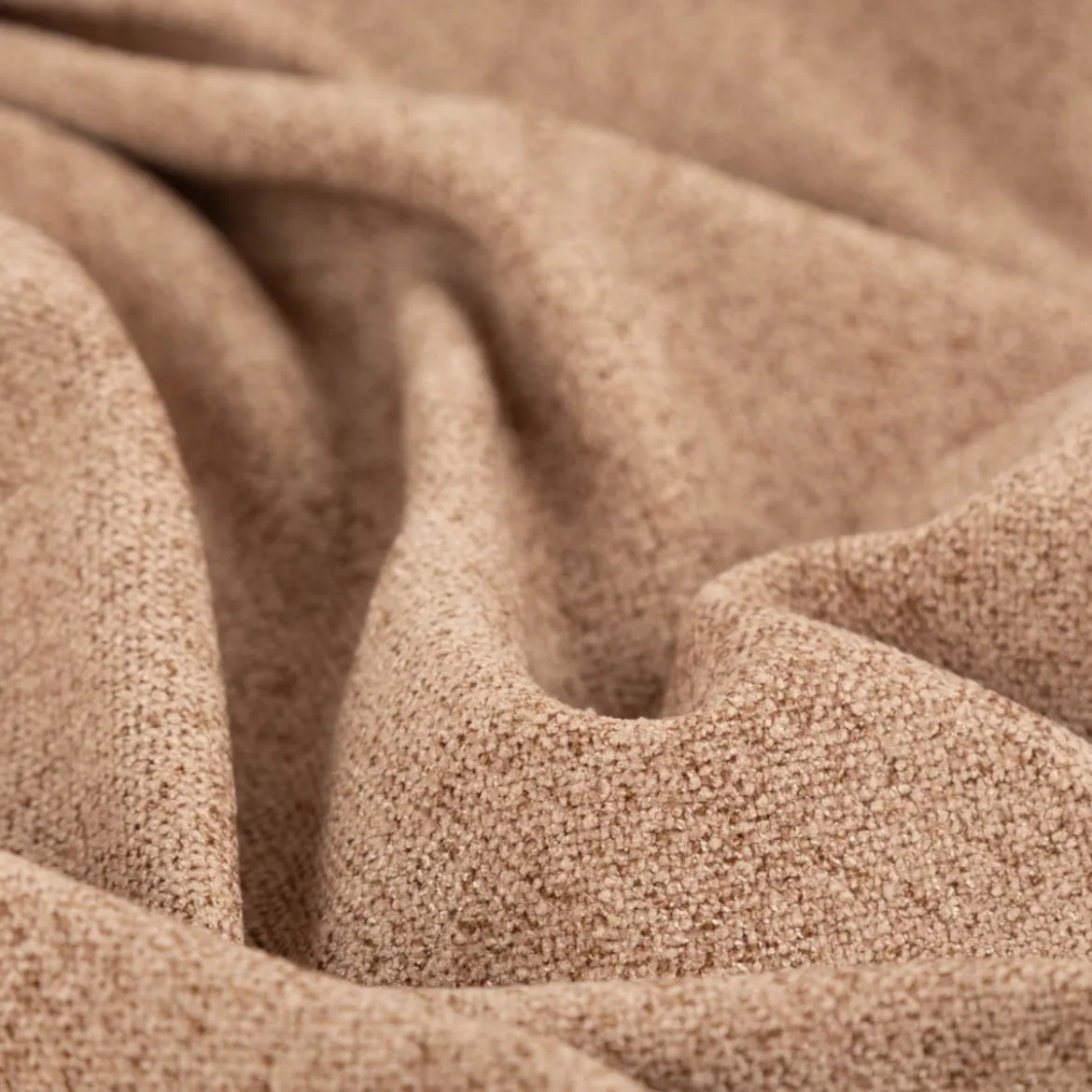 Polsterstoff Diamond Chenille Flachgewebe Struktur sand meliert 1,46m Breite